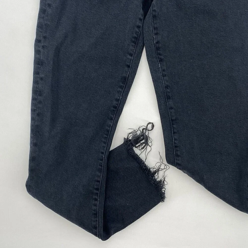 AGOLDE TONI MID RISE STRAIGHT JEANS DISTRESSED A133D-3002 FERAL SIZE 26